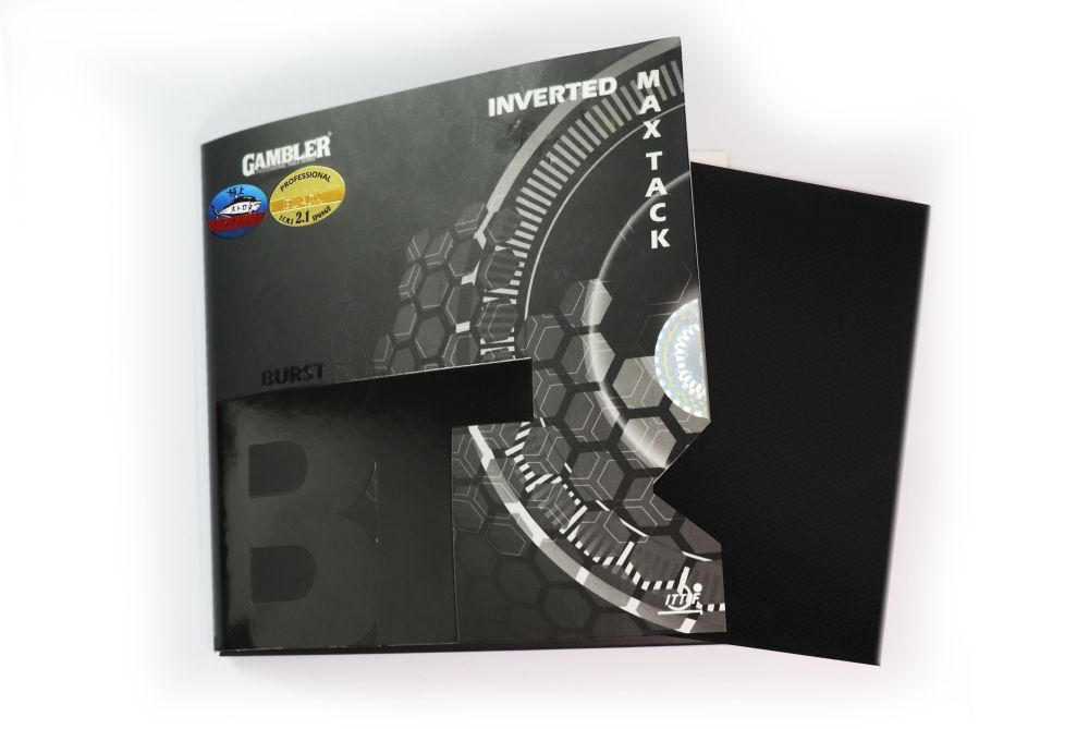 Фотографии Накладка для ракетки GAMBLER BURST 2.1MM BLACK