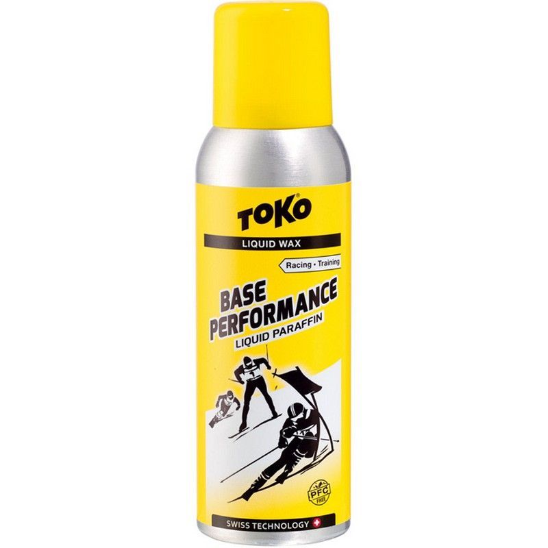 Фото Экспресс смазка TOKO Base Performance Liquid Paraffin Yellow (0°С -6°С) 100 ml.