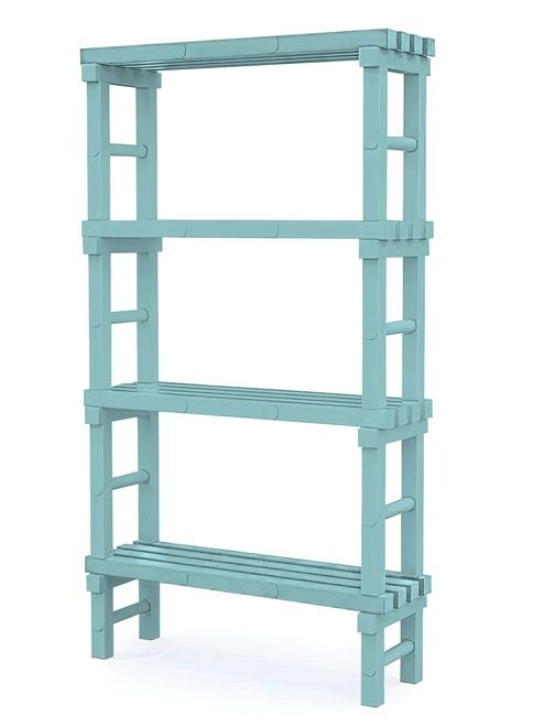 Фотографии Стеллаж пластиковый, 1 м