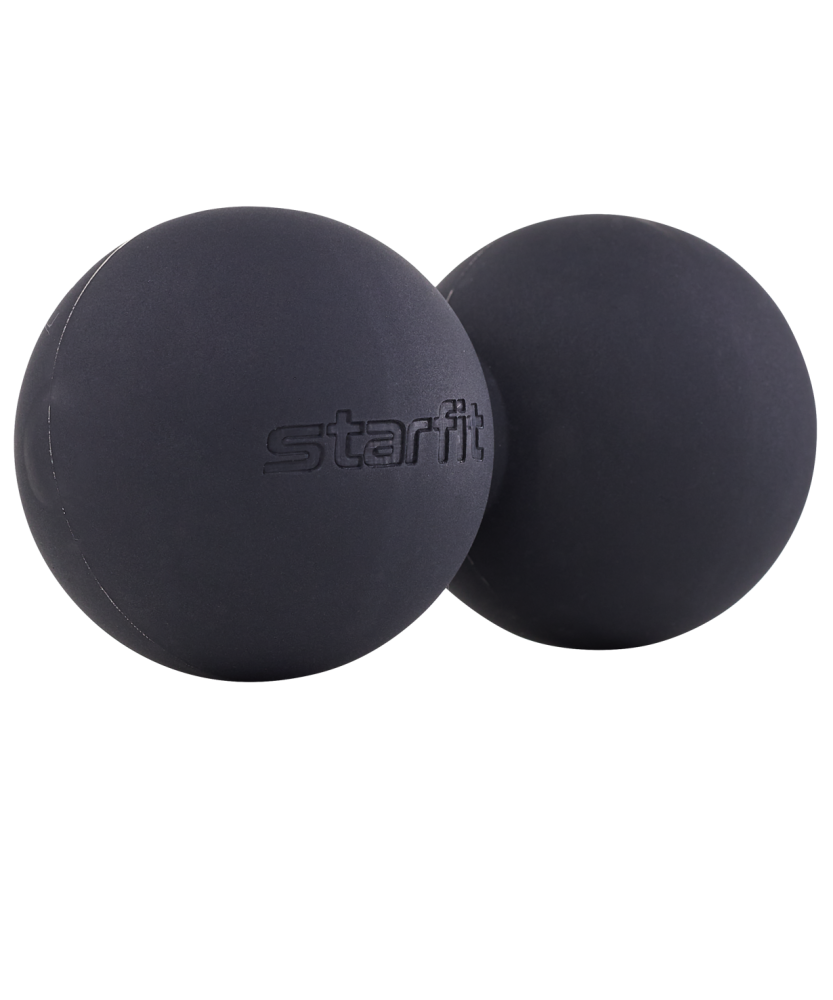 Фотографии Мяч для МФР RB-106, 6 см, силикагель, двойной, черный