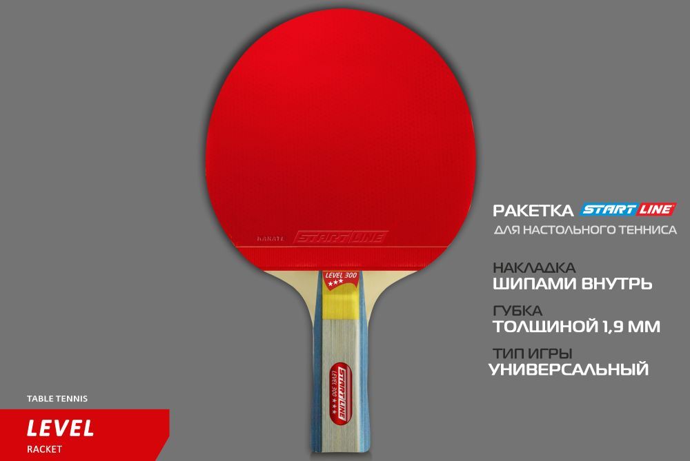 Фотографии Теннисная ракетка Start line Level 300 New (анатомическая) 12401