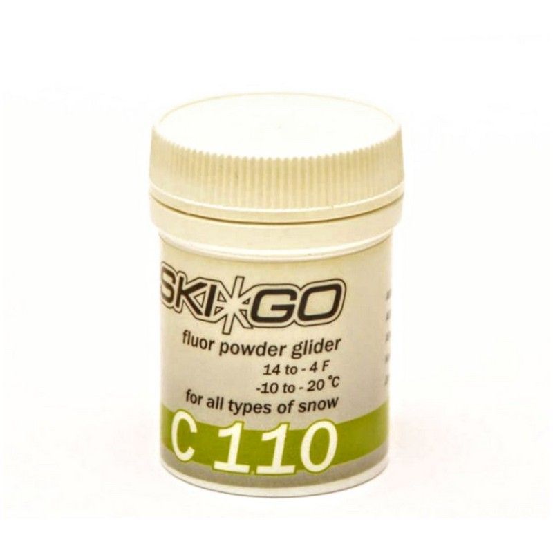 Фотографии Ускоритель Skigo C110 Green (порошок для всех типов снега) (-10°С -20°С) 30 г.