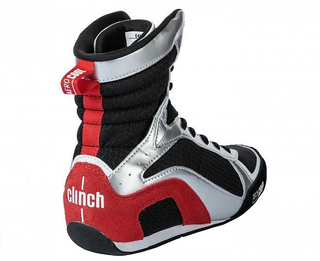 Фотографии Боксерки Clinch Olimp Limited Edition черно-серебристо-сине-красные C416