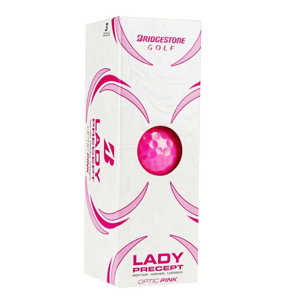 Фото Мяч для гольфа Bridgestone Lady Precept BGB1LPX, упак. 3шт., розовый