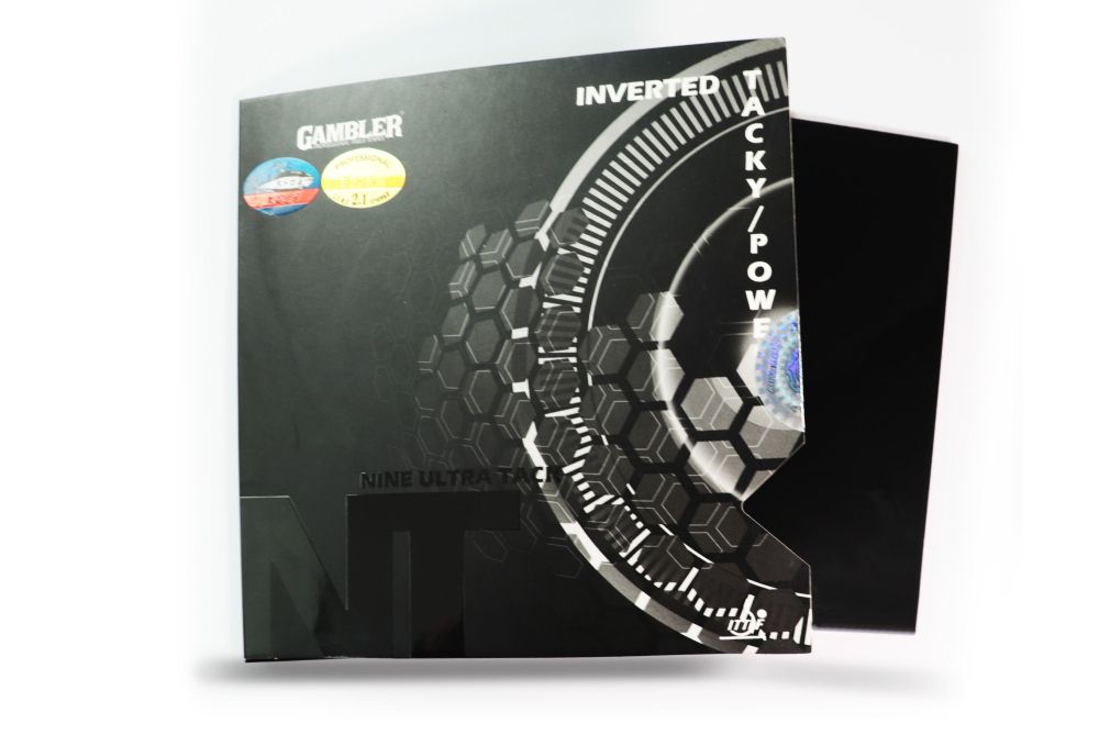 Фотографии Накладка для ракетки GAMBLER NINE ULTRA TACK 2.1MM BLACK