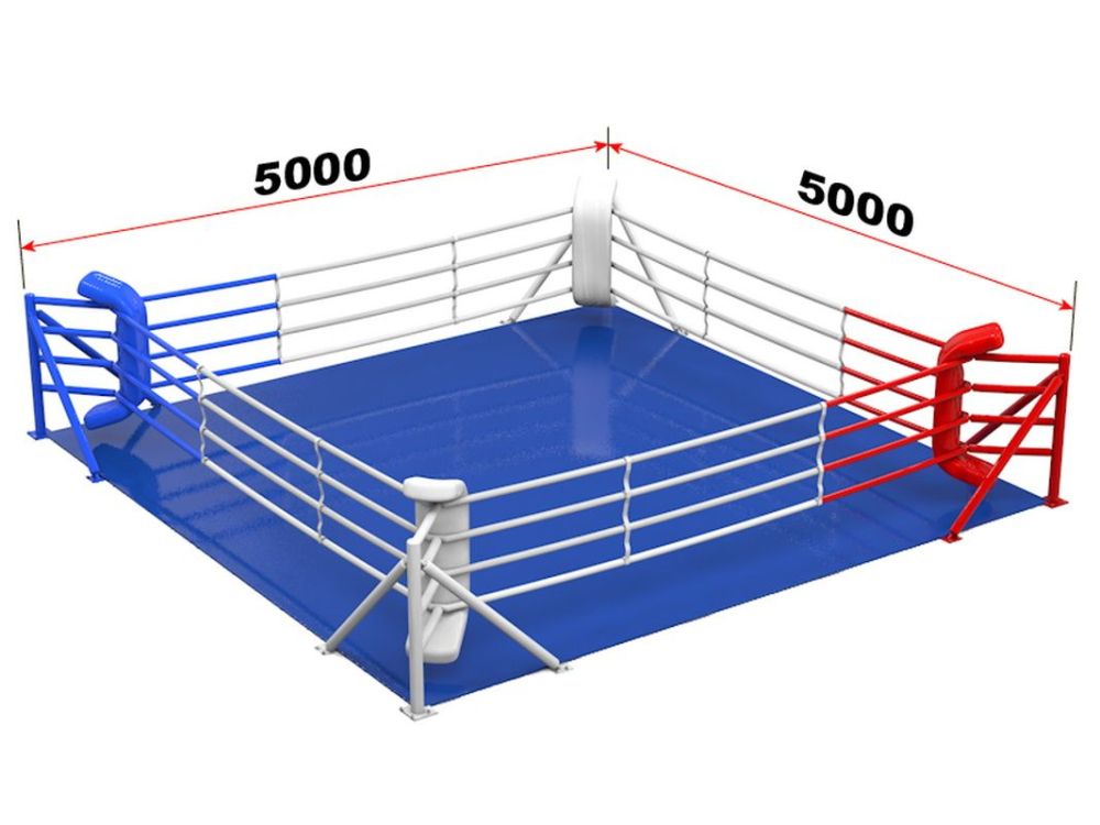 Фотографии Ринг боксерский на упорах Pioner A13811