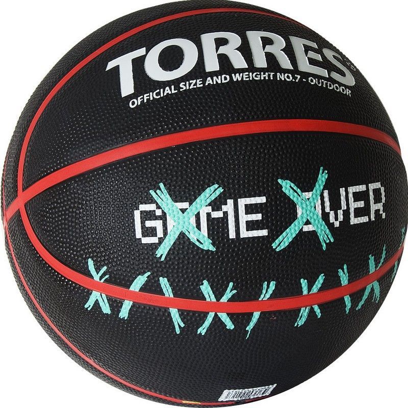Фото Мяч баскетбольный Torres Game Over B02217 р.7