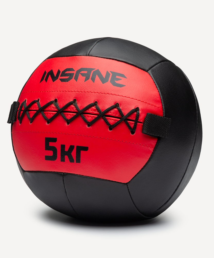 Фотографии Медбол IN24-WB100, 5 кг, красный