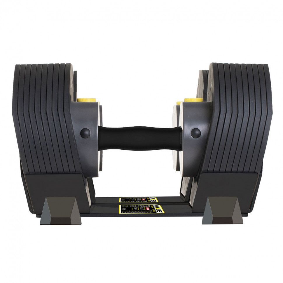 Гантели наборные MX Select MX-85, вес 5.6-38.6 кг, 2 шт без стойки
