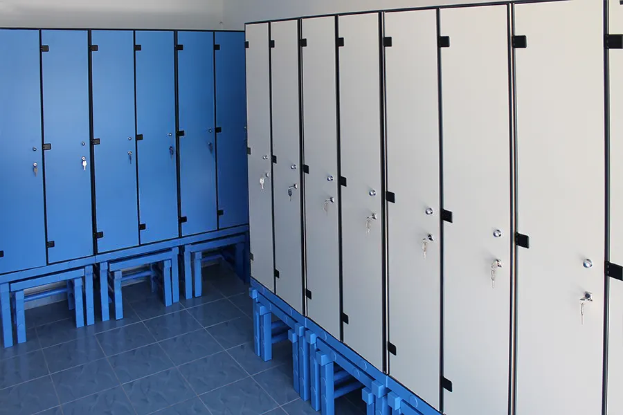 Фотографии Шкаф 2–1 + скамья–подставка ПВХ