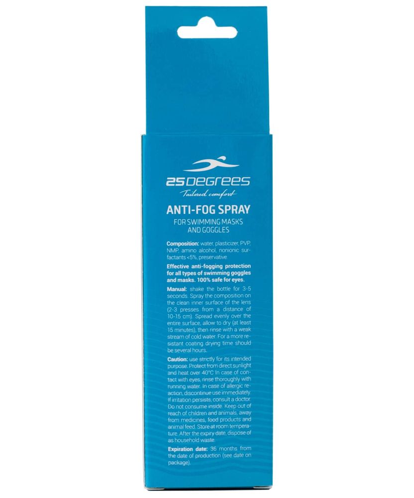 Фотографии Анти-фог 25DEGREES Nofog 25D21001, 30мл