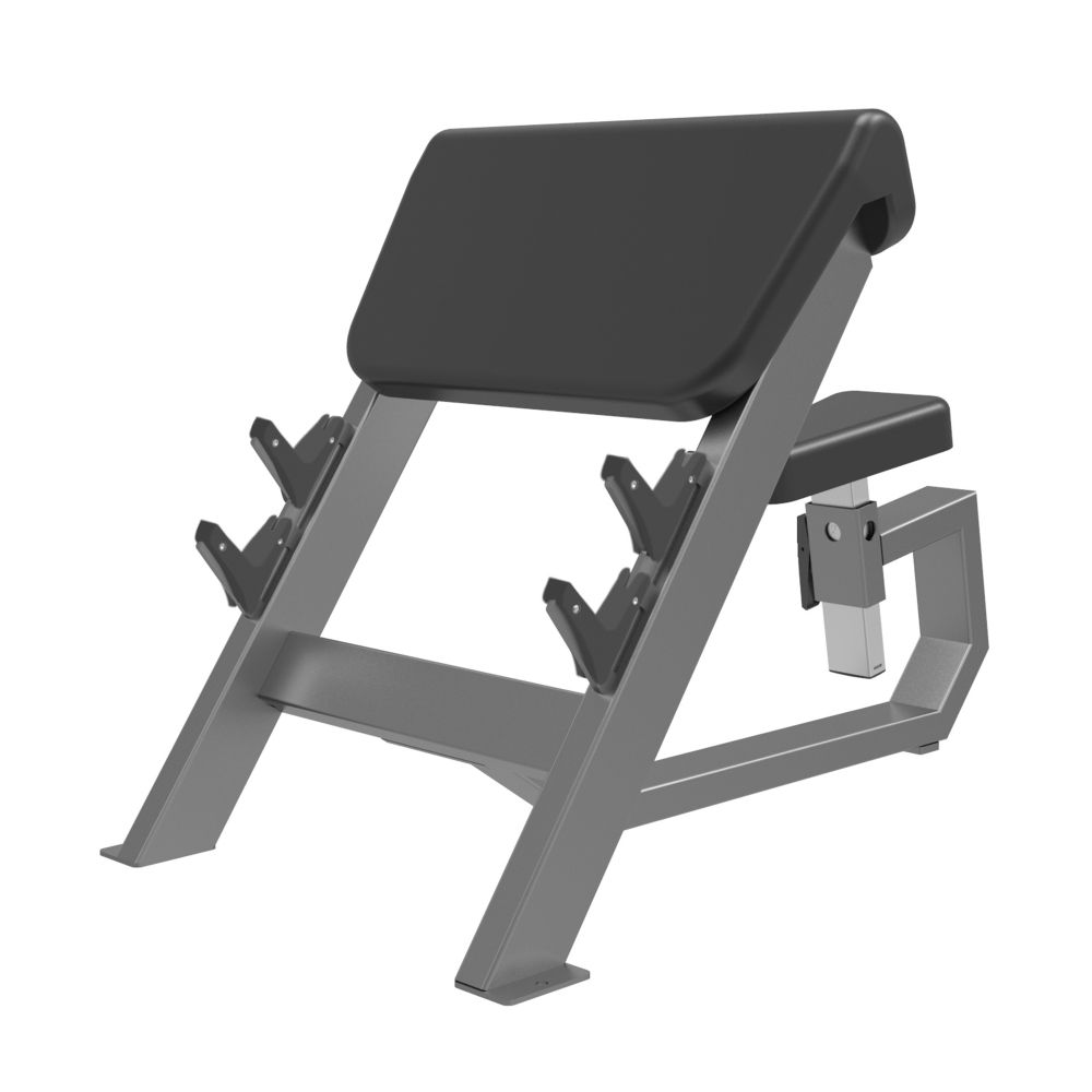 Фото Скамья для бицепса с сиденьем. Скамья Скотта (Seated Preacher Curl)