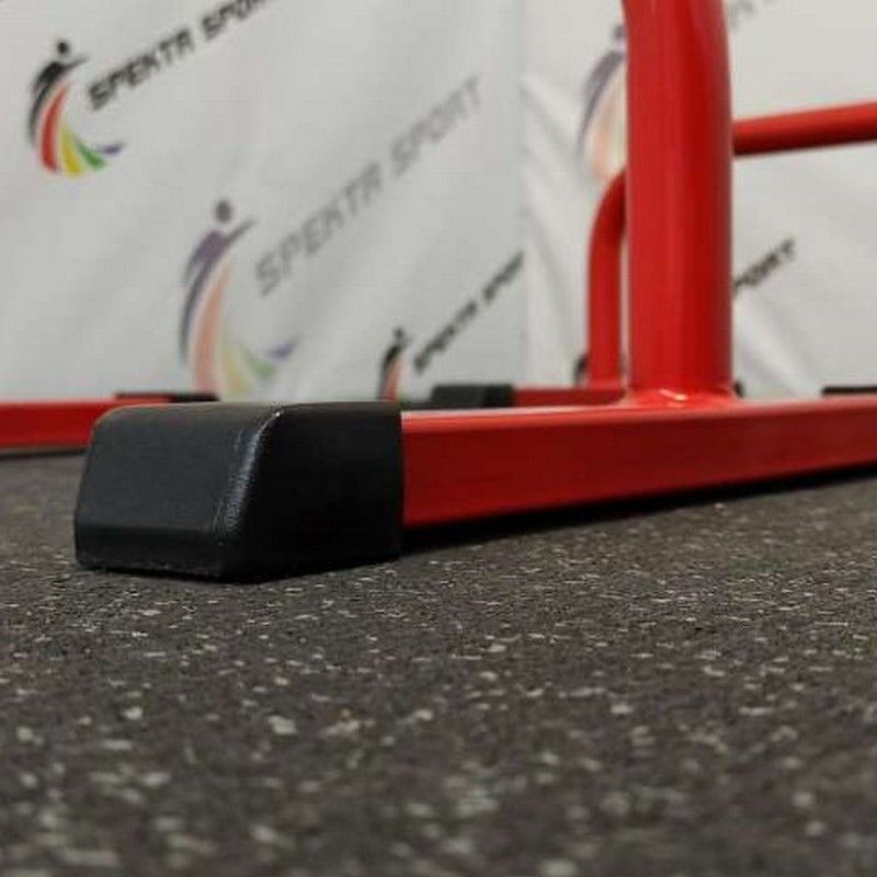 Фотографии Упоры напольные для отжиманий (паралетсы) красный