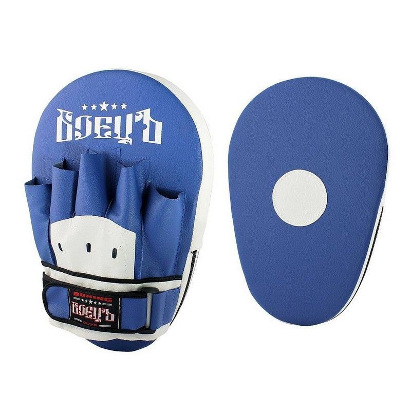 Фотографии Лапы боксерские прямые Боецъ 210 ВВР-210 синий-белый