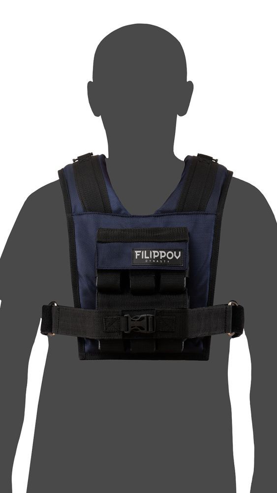 Фото Жилет-утяжелитель Hard Training FILIPPOV 13кг (синий) 13 кг
