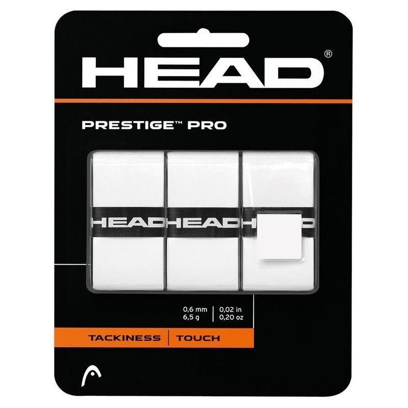 Фото Овергрип Head Prestige Pro 282009-WH, 0.55 мм, 3 шт, белый