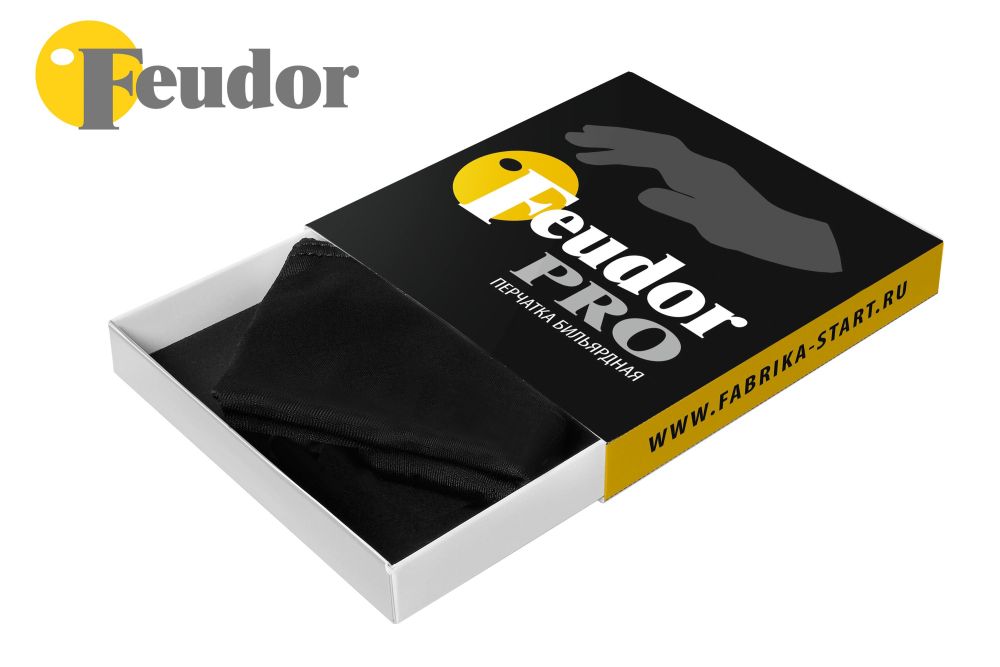 Фотографии Перчатка-бильярдная Feudor Pro black Left M/L
