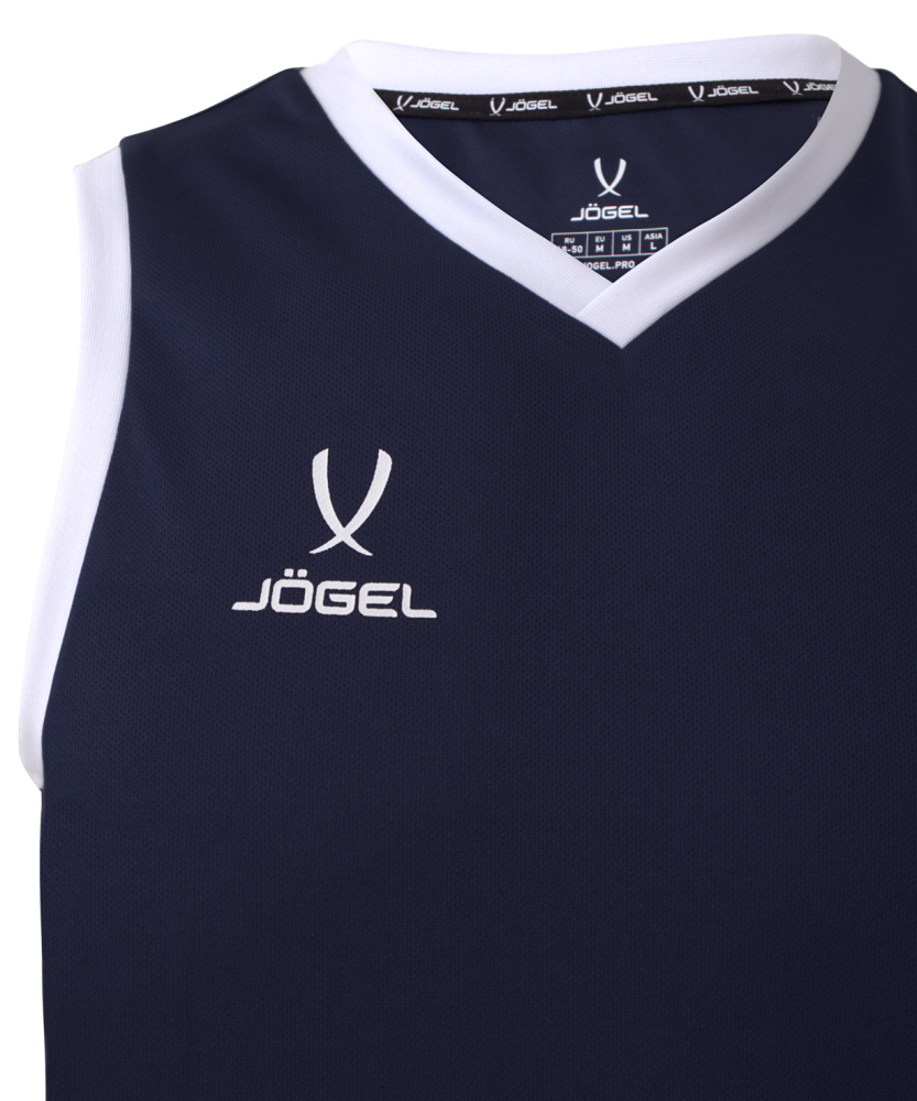 Фотографии Майка баскетбольная JOGEL CAMP Basic, темно-синий, детский