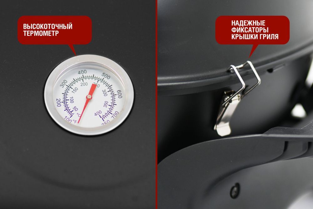 Фотографии Портативный газовый гриль 2 горелки