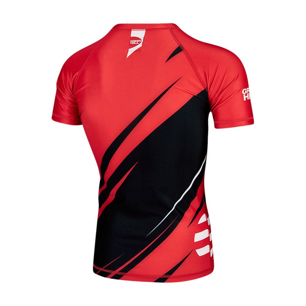 Фотографии Рашгард Green Hill Rash Guard IMMAF approved RGI-4021 красный