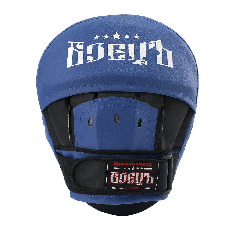 Фотографии Лапы боксерские гнутые Боецъ 110 черно-синие