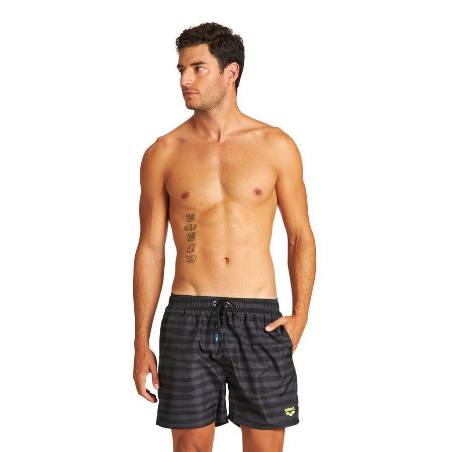 Фото Шорты пляжные ARENA Fundamentals Allover Boxer, 004272 500 S, размер S, полиэстер