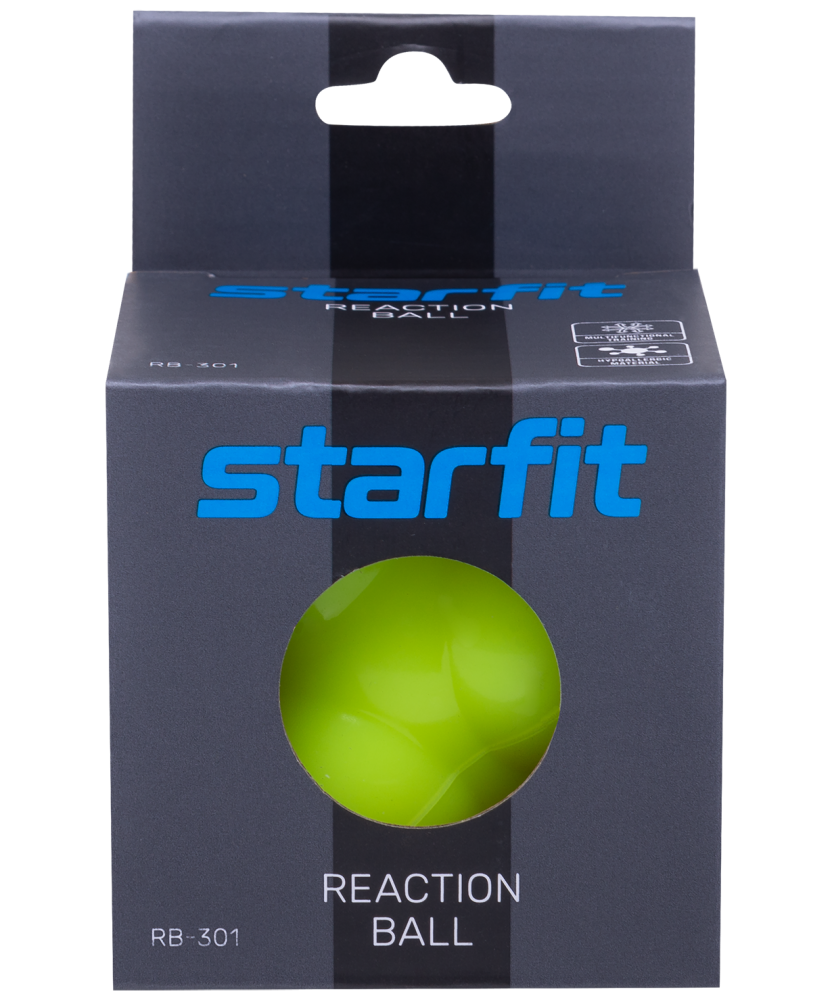 Фотографии Мяч реакционный RB-301, силикагель, ярко-зеленый