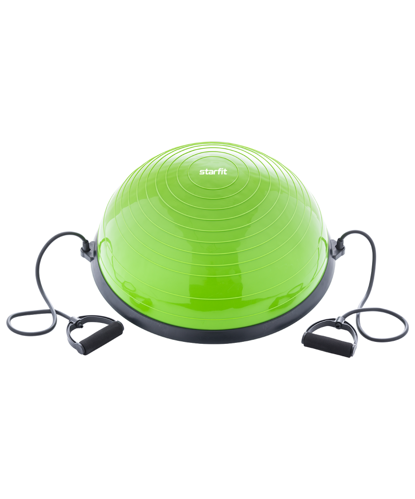 Фото Полусфера "BOSU" GB-501 с эспандерами, с насосом, зеленый