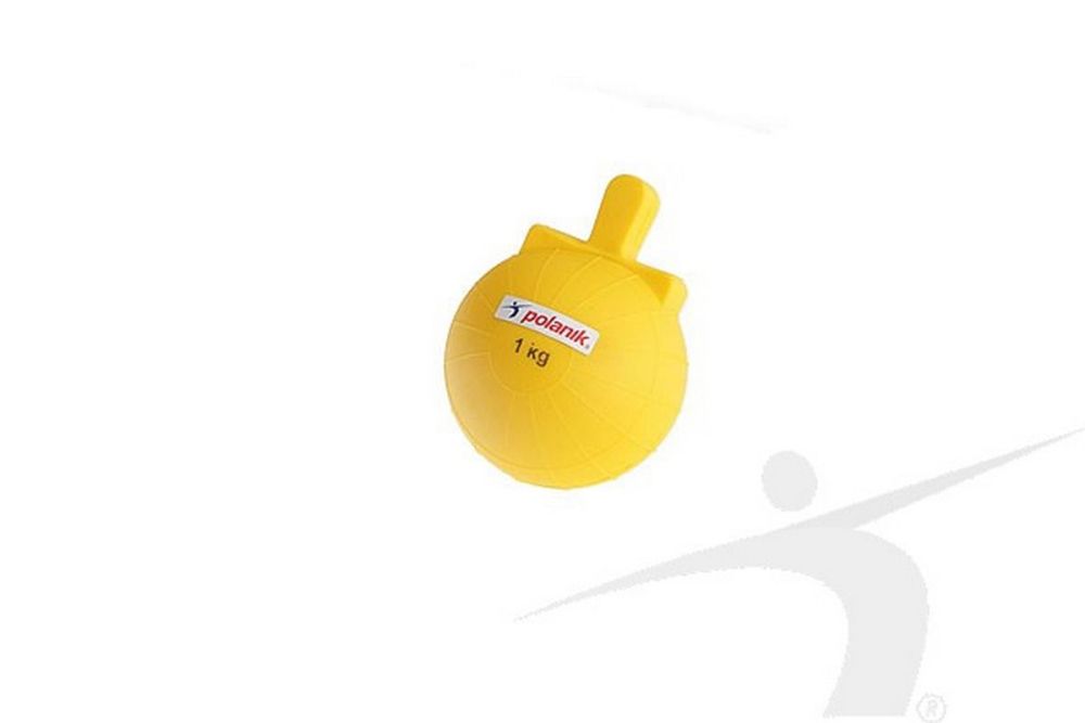 Фотографии Мяч с рукояткой для тренировки метания, из ПВХ, 1 кг Polanik JKB-1