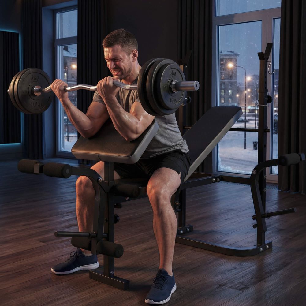 Фото Скамья силовая со стойками UNIX Fit Bench 120P