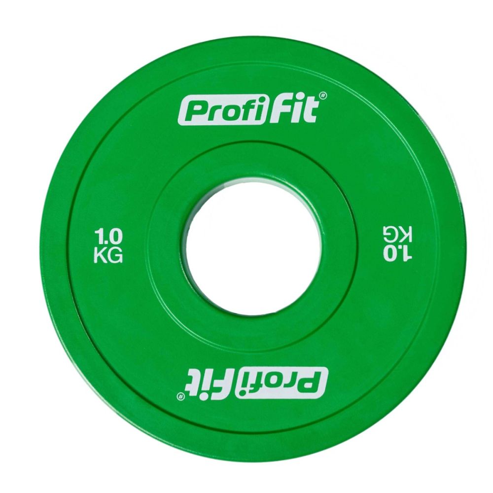 Фото Диск профессиональный обрезиненный (цветной) D51 мм PROFI-FIT 1 кг