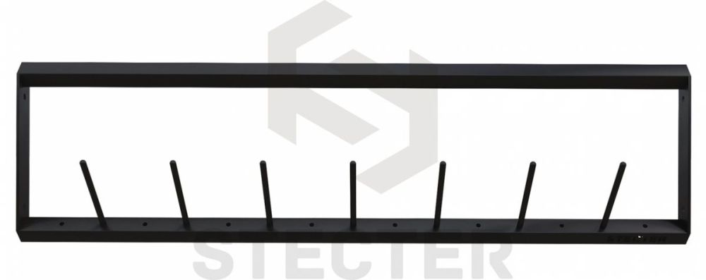 Стеллажная полка для дисков штанги Stecter с разделительными колышками (L1800 мм) 2462
