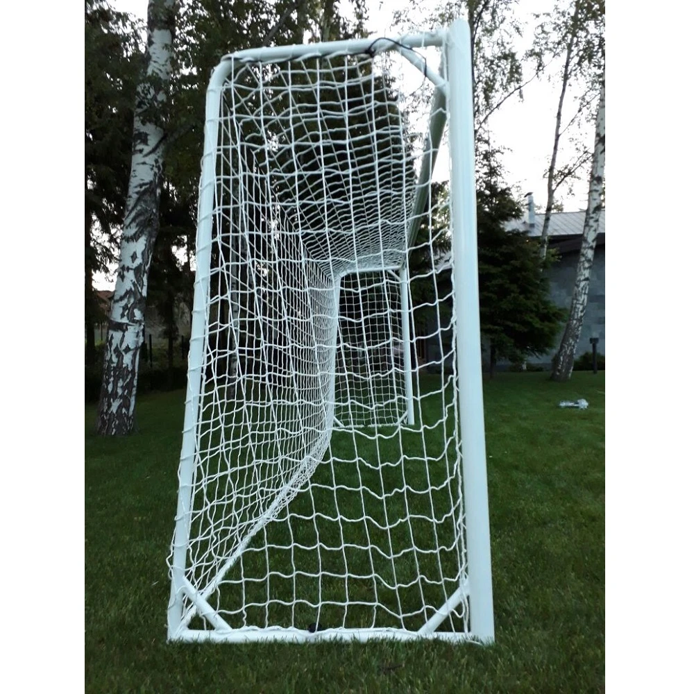 Фотографии Ворота футбольные 5х2 м стальные, сертификат ГОСТ 55664-2013, мобильные, круглая труба D 76 мм Pioner A2470160