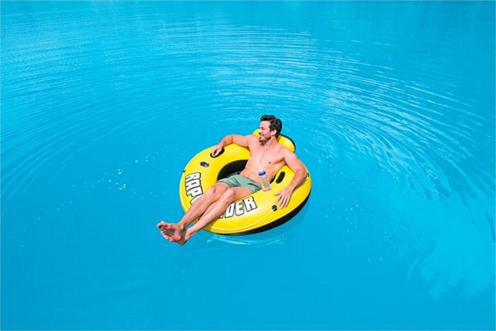 Фотографии Надувной шезлонг Bestway для отдыха на воде, 135 см 43116