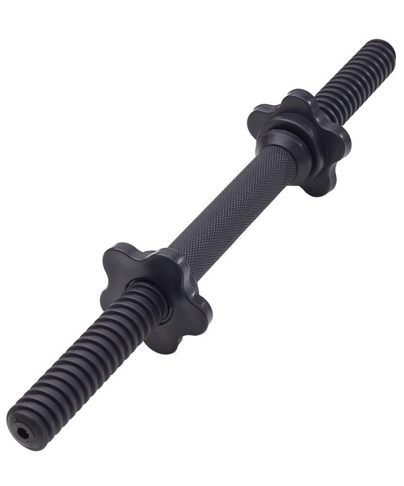 Фото Гриф гантельный BB-106 d=25 мм, пластиковый, с пластиковыми замками, 40 см