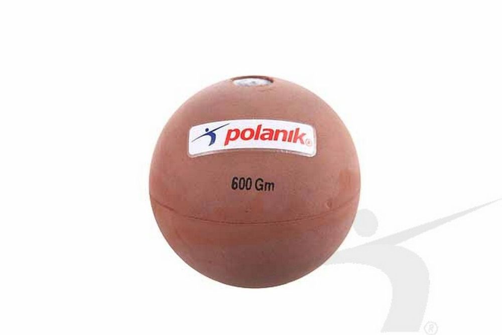Фотографии Мяч для тренировки метания резиновый, 600 г Polanik JRB-0,6
