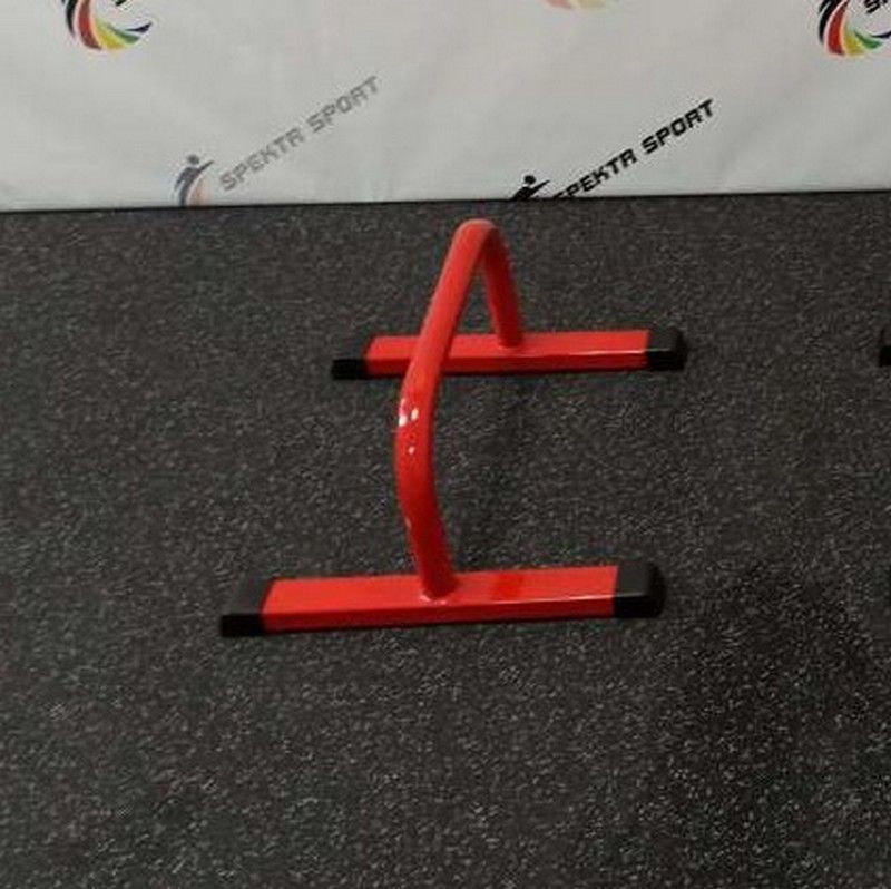 Фотографии Упоры напольные для отжиманий (паралетсы) красный