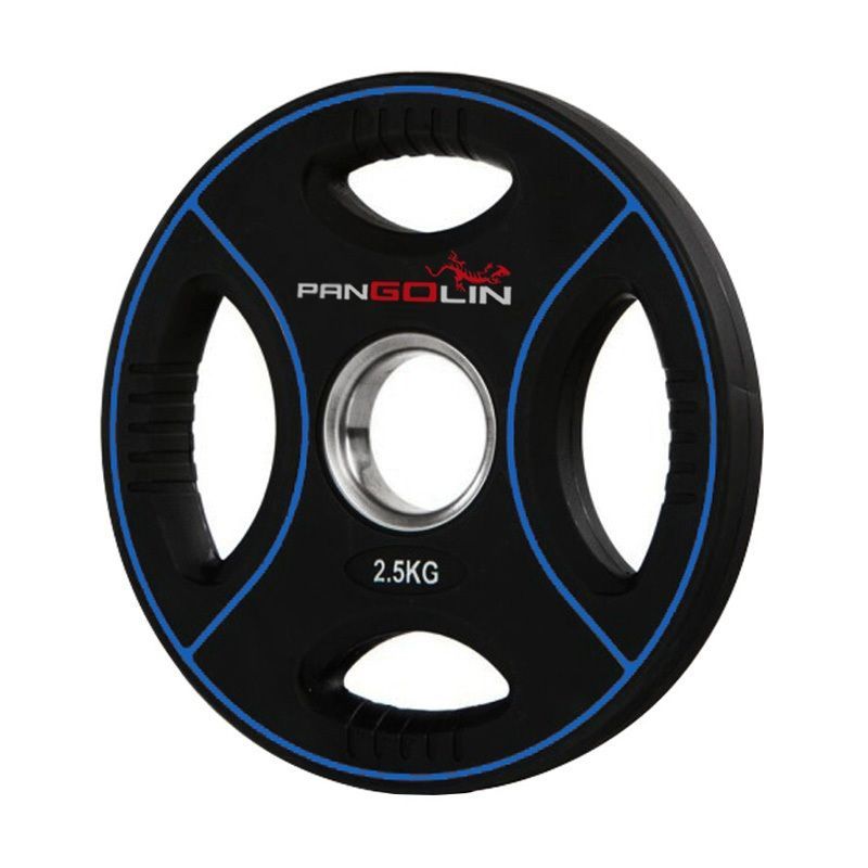 Диск олимпийский d51мм Pangolin X-Line WP012PU 2,5кг черный с синими полосами