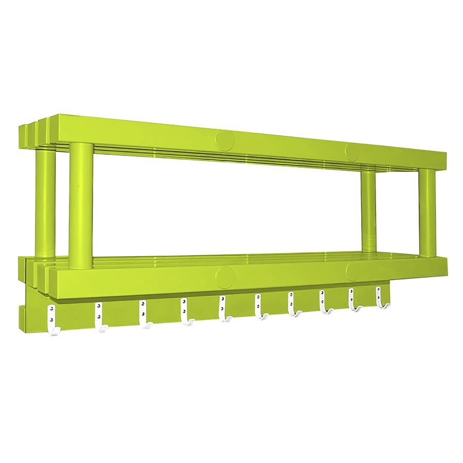 Фотографии Полка навесная с крючками (10) для полотенец