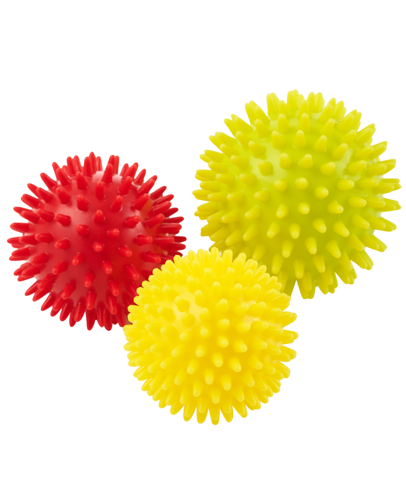 Фотографии Мяч массажный GB-602 6 см, желтый