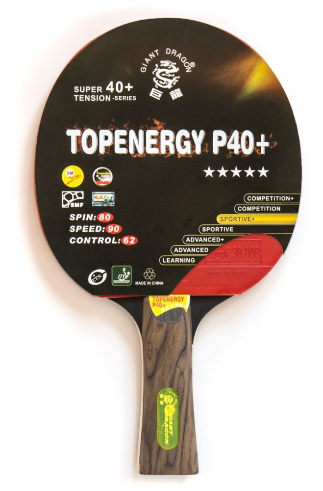 Фото Теннисная ракетка Dragon Topenergy 5 Star New (коническая)