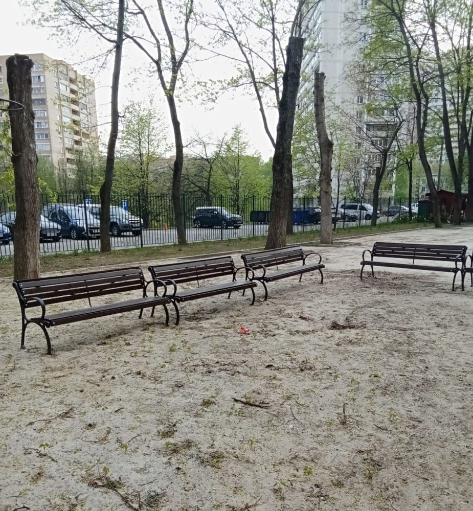 Фотографии Скамейка чугунная «Квартал»