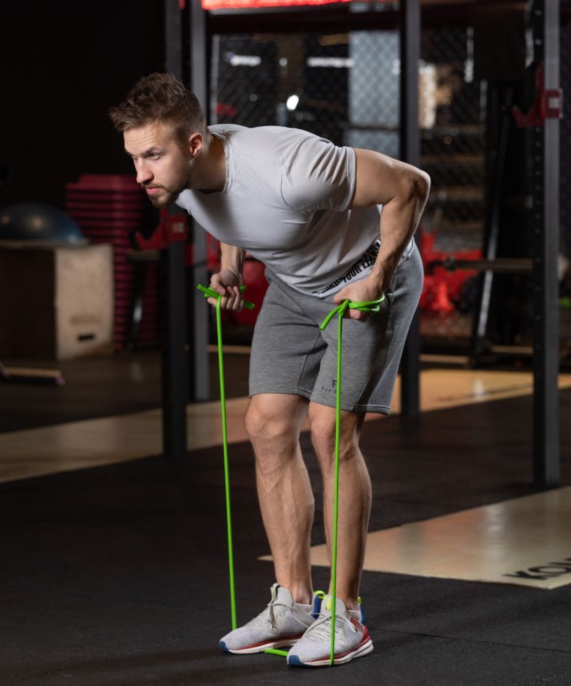 Фотографии Эспандер силовой ES-609, TPR, 6-8 кг, 11х7х3000 мм, зеленый