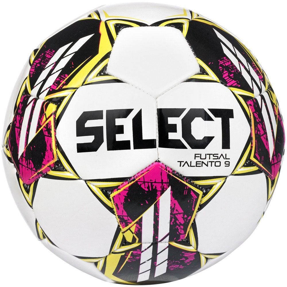 Фото Футзальный мяч Select Futsal Talento 9 v22, 49,5-51,5 см, бел-желт, арт. 1060460005