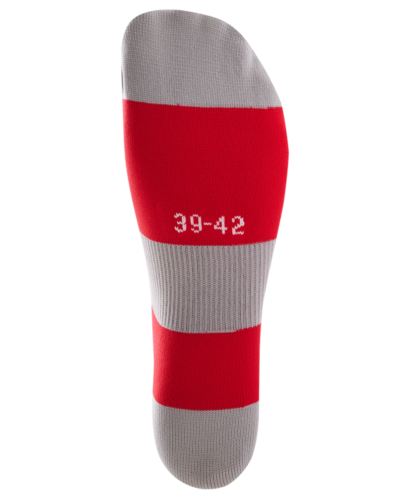 Фотографии Гетры футбольные CAMP BASIC SOCKS, красный/серый/белый