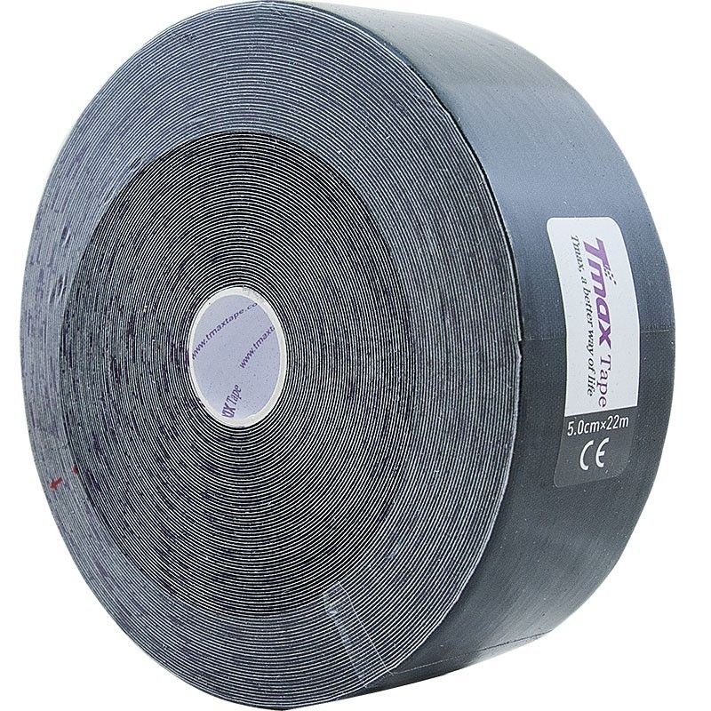 Фотографии Тейп кинезиологический Tmax 22m Extra Sticky Black черный