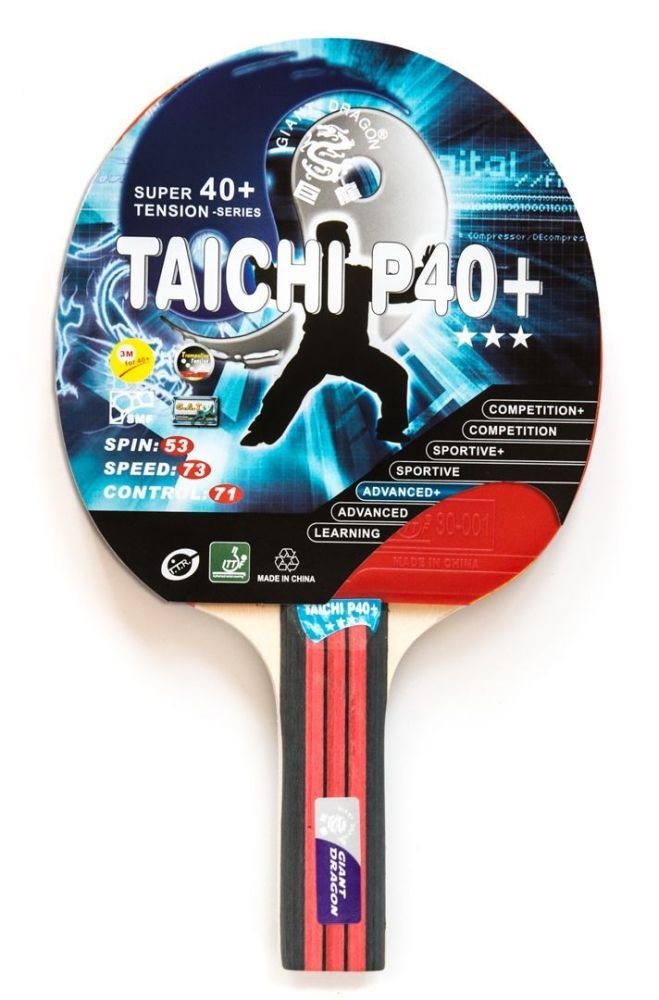Фото Теннисная ракетка Dragon Taichi 3 Star New (прямая)