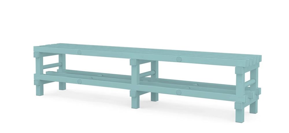 Фотографии Скамья двухуровневая усиленная