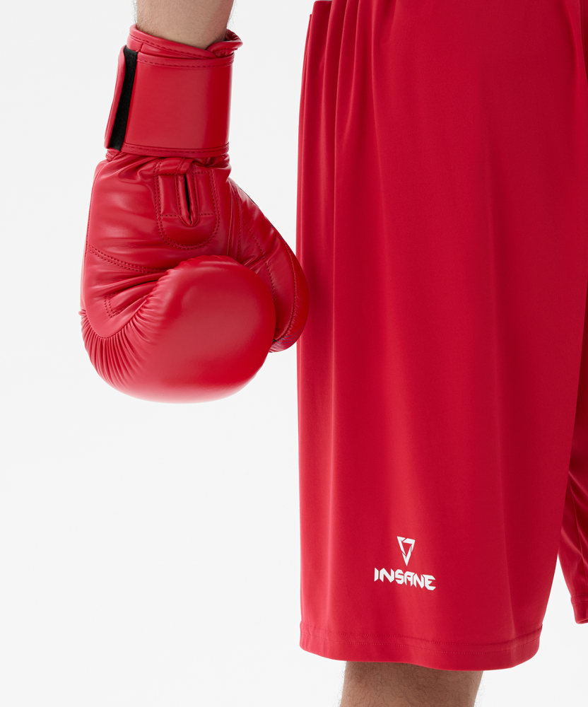 Фотографии Перчатки боксерские INSANE RBF, красный, 12 oz