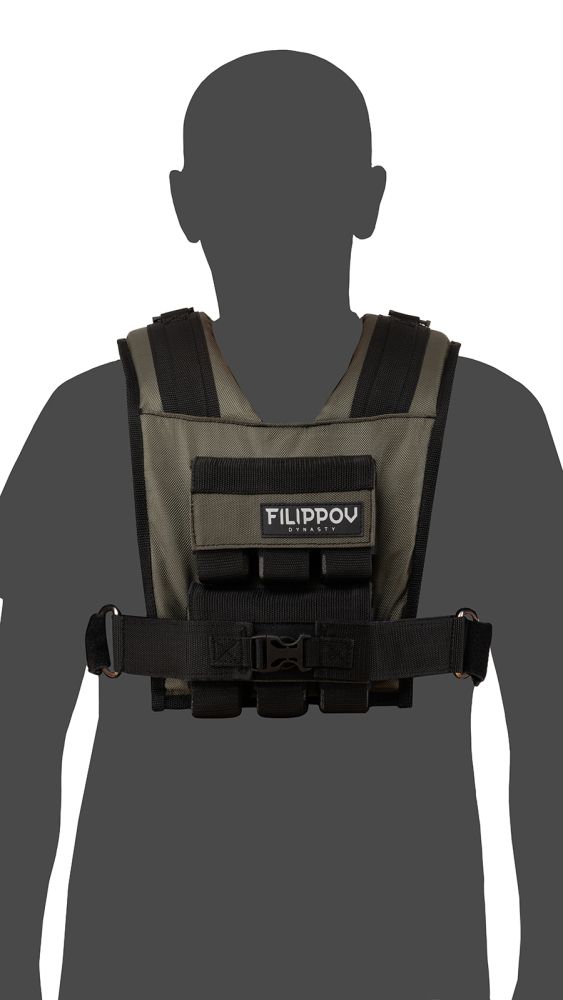 Фото Жилет-утяжелитель Hard Training FILIPPOV 13кг (зеленый) 13 кг